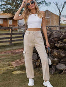 High Waist Jeans with Pockets - Rose Gold Co. Shop