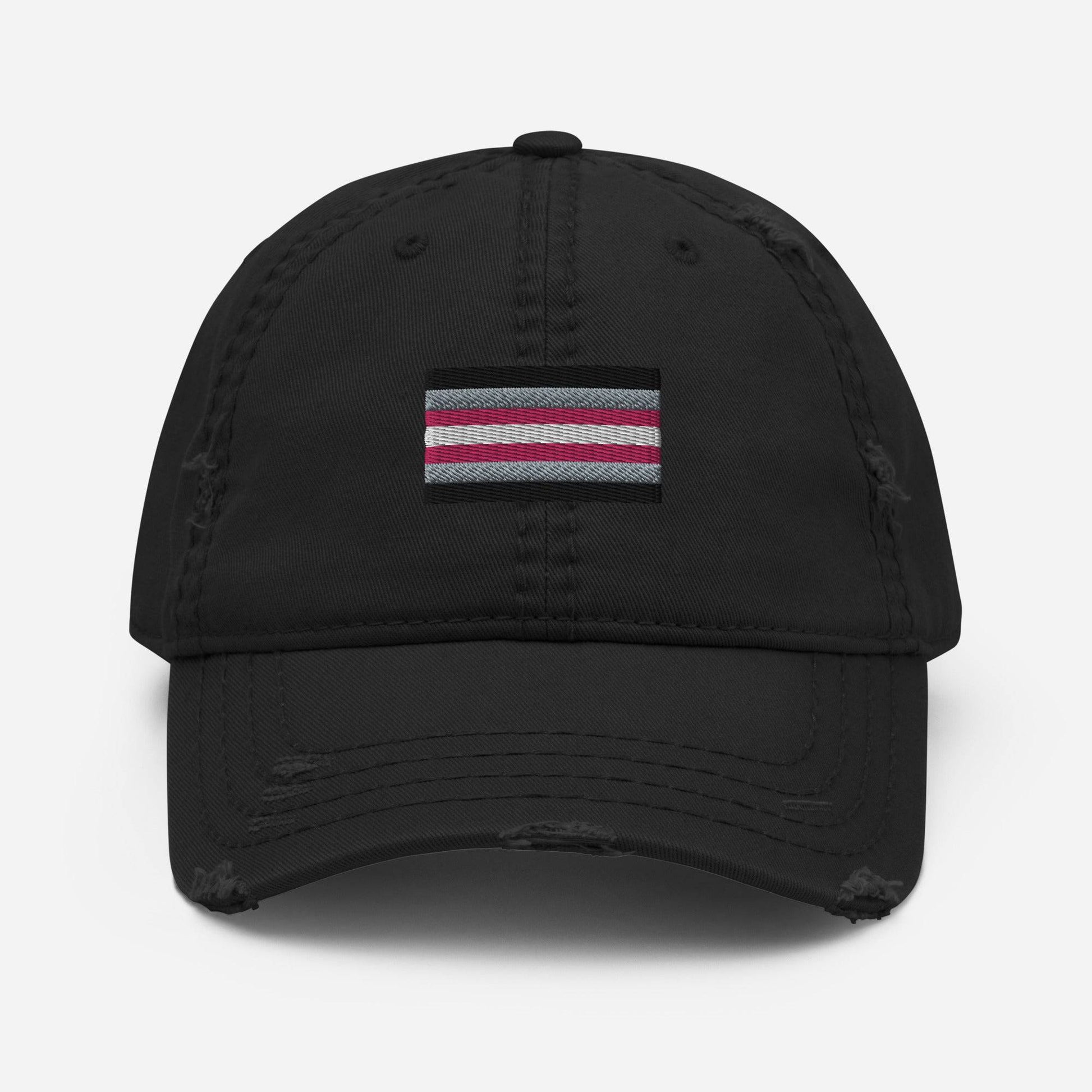Demigirl Pride Flag Hat - Rose Gold Co. Shop