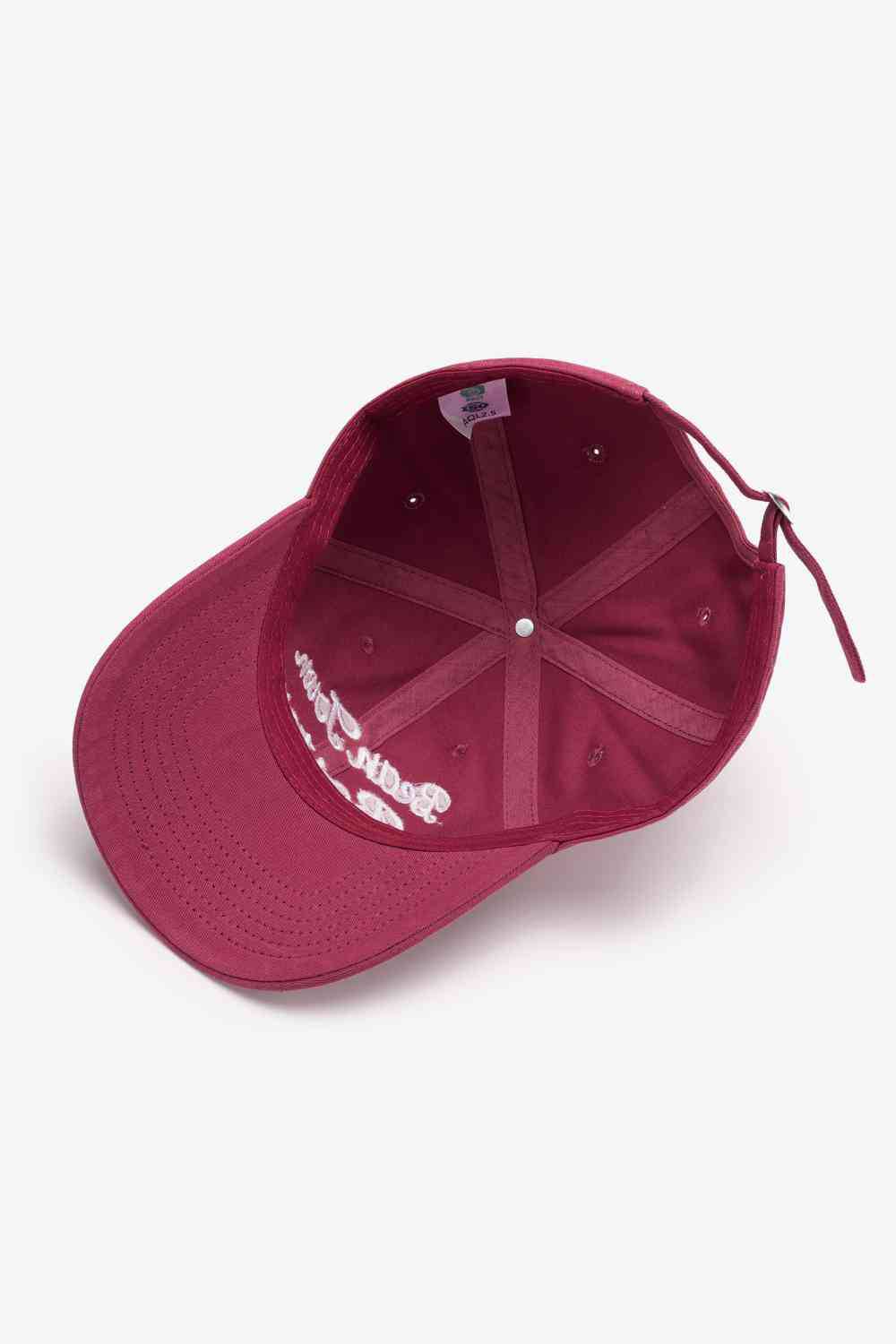 Embroidered Graphic Adjustable Baseball Cap - Rose Gold Co. Shop