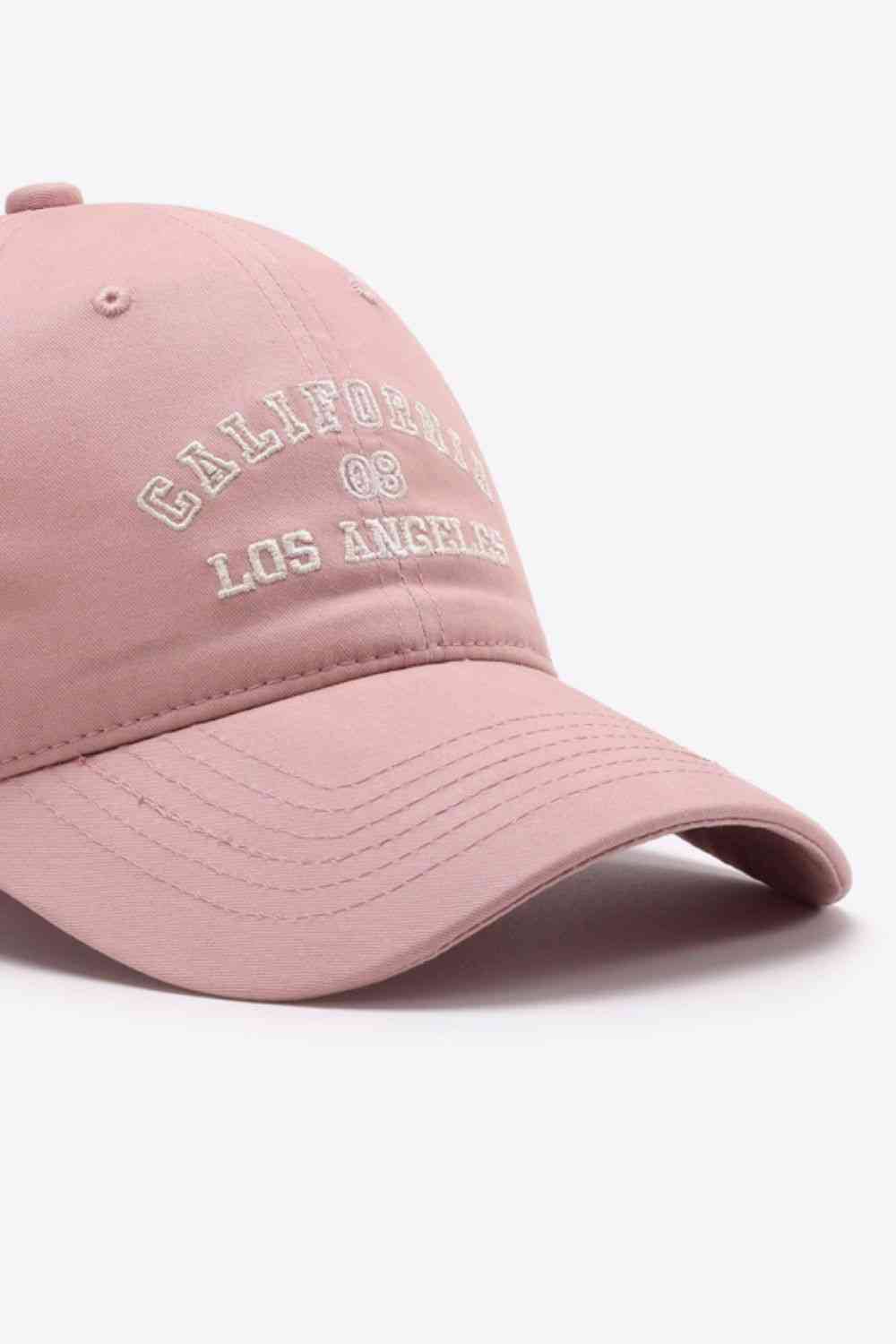 CALIFORNIA LOS ANGELES Adjustable Baseball Cap - Rose Gold Co. Shop