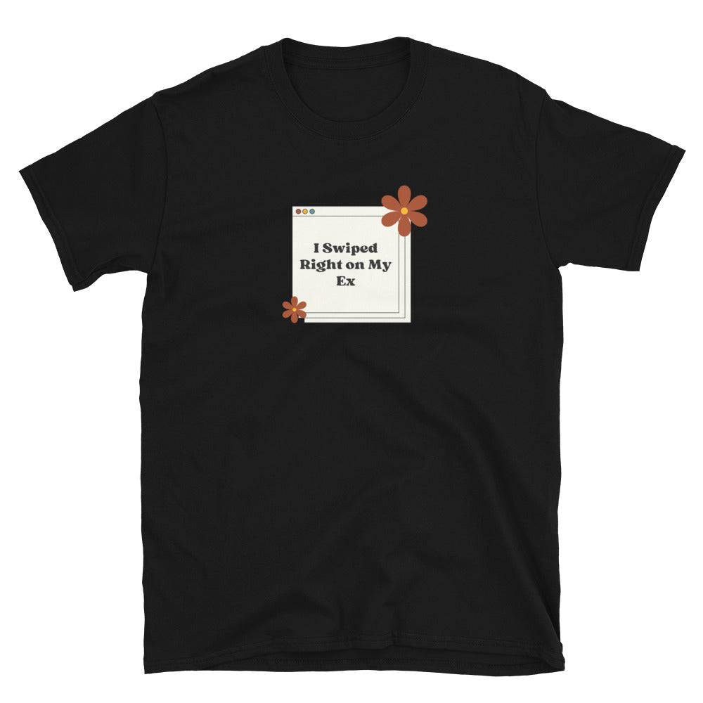 I Swiped Right on My Ex tee, view 5 — Rose Gold Co