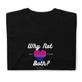Why Not Both? bisexual pride tee, front — Rose Gold Co