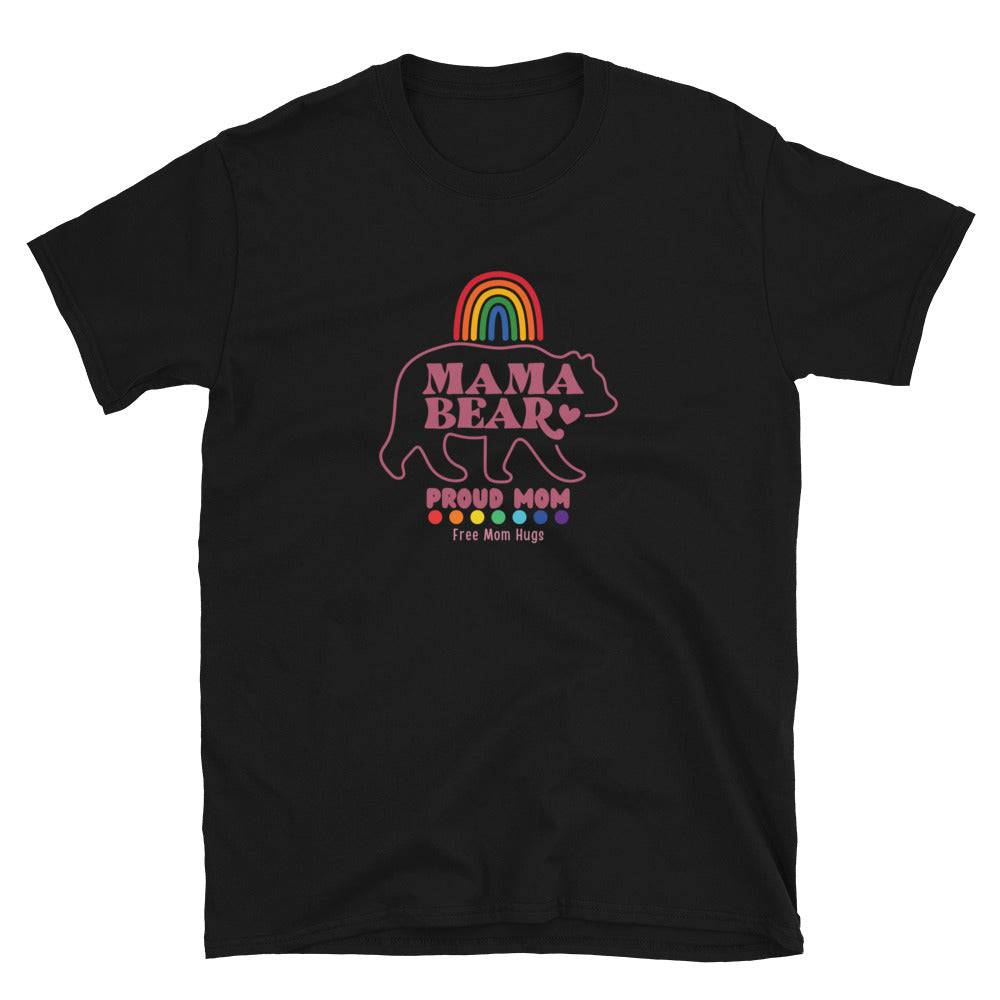 Mama Bear ally tee, front view — Rose Gold Co