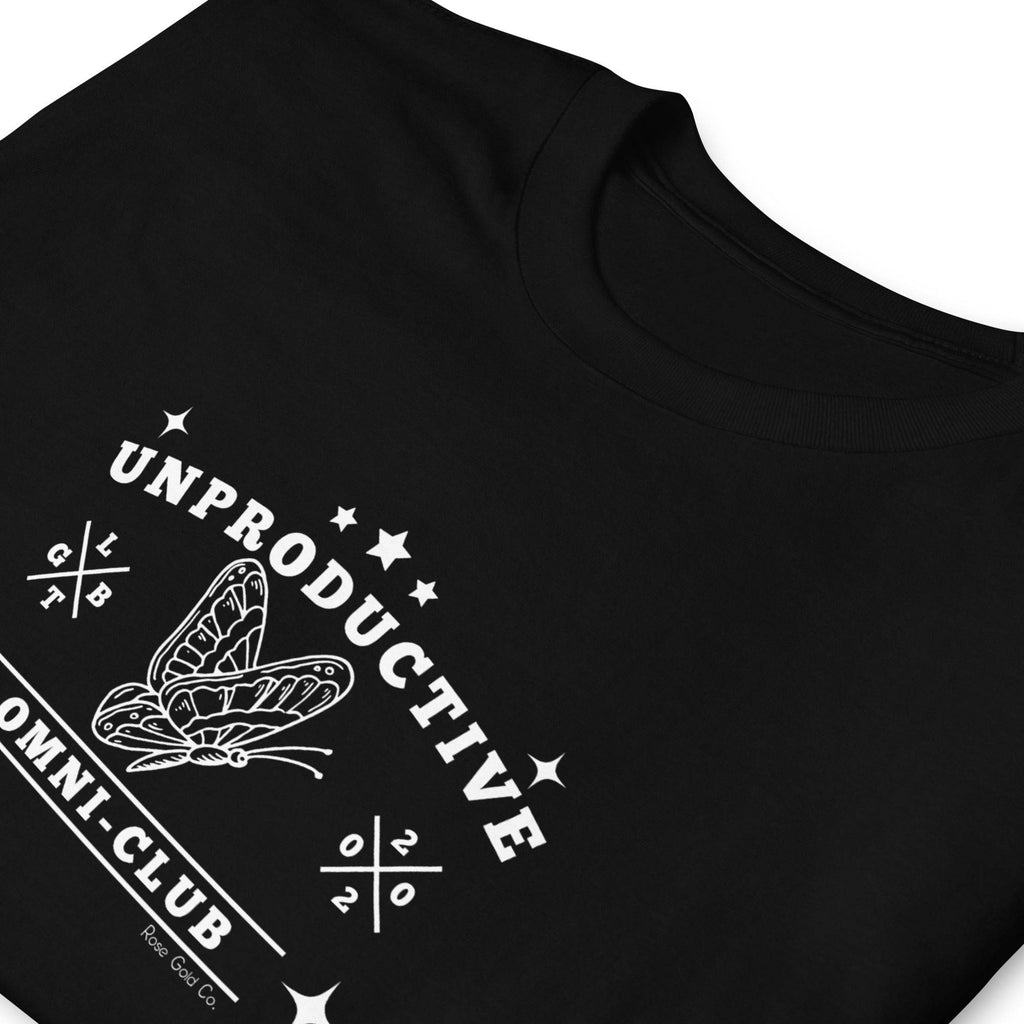 Unproductive Omni Club tee, view 6 — Rose Gold Co