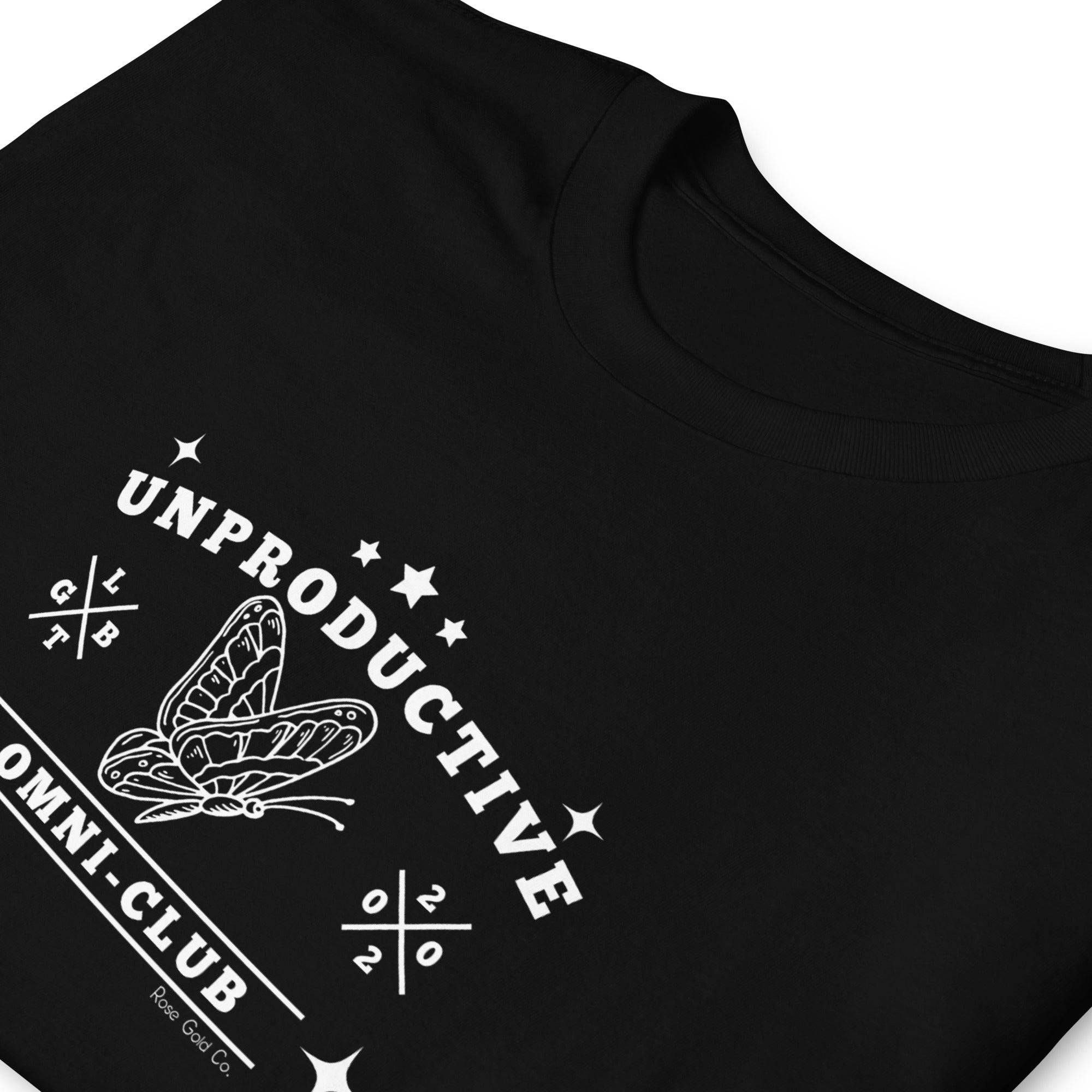 Unproductive Omni Club tee, view 6 — Rose Gold Co