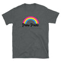 Pansexual pride classic rainbow tee, view 4 — Rose Gold Co