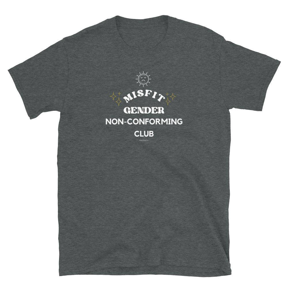 Misfit Gender Non-Conforming Club T-Shirt - Rose Gold Co. Shop