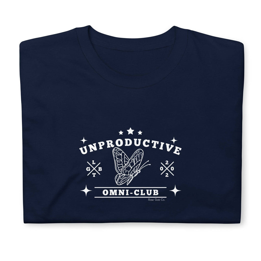 Unproductive Omni Club tee, view 7 — Rose Gold Co