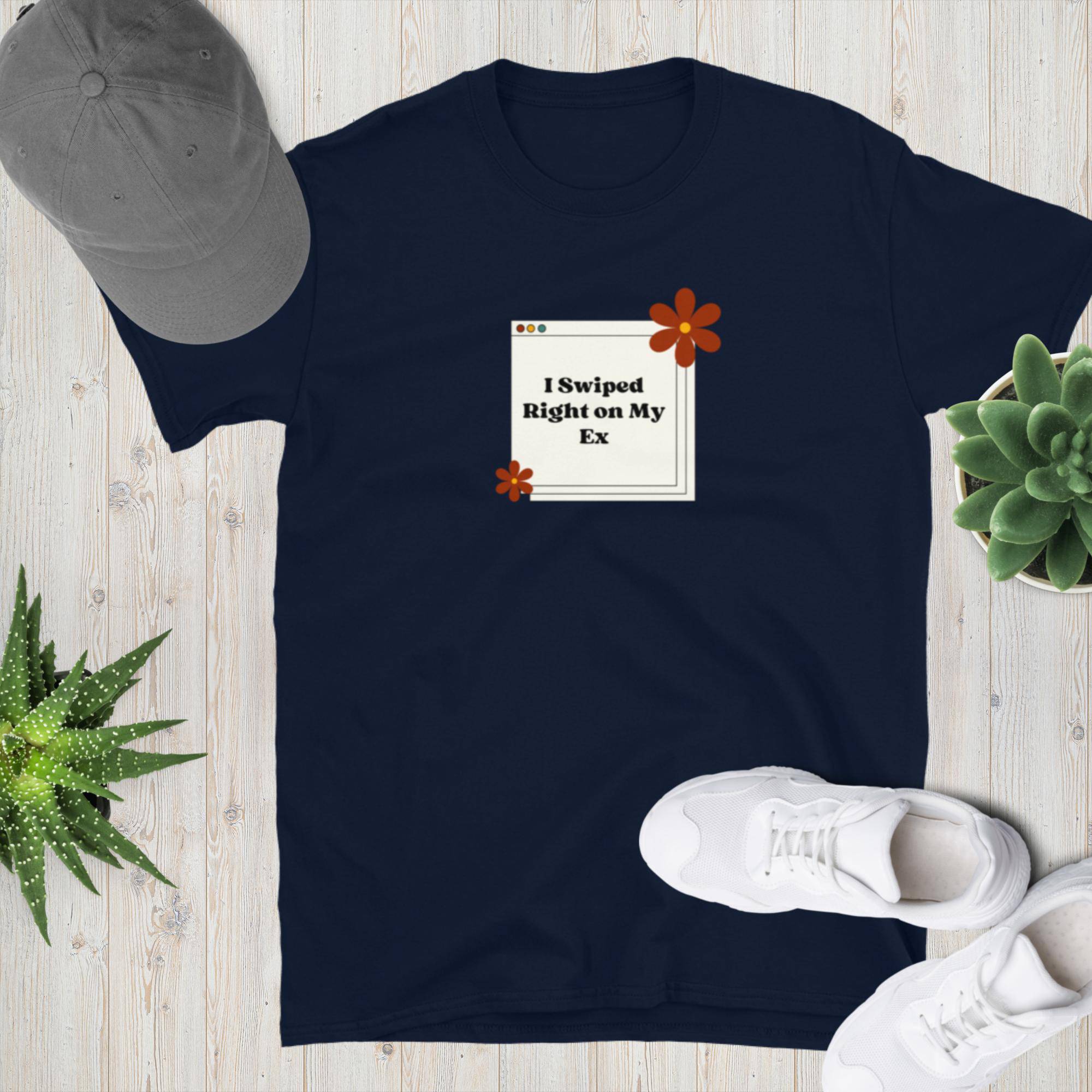 I Swiped Right on My Ex tee, view 7 — Rose Gold Co
