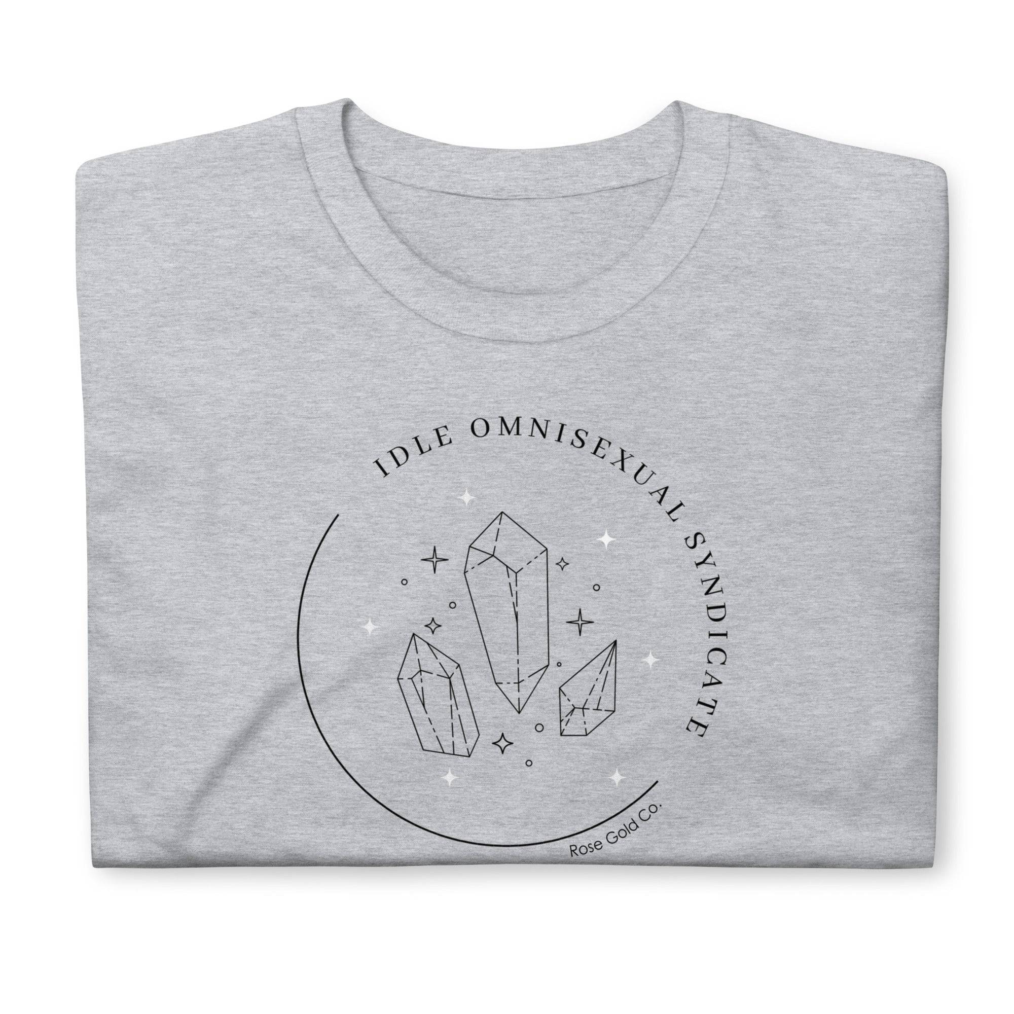 Idle Omnisexual Syndicate Club tee, view 6 — Rose Gold Co