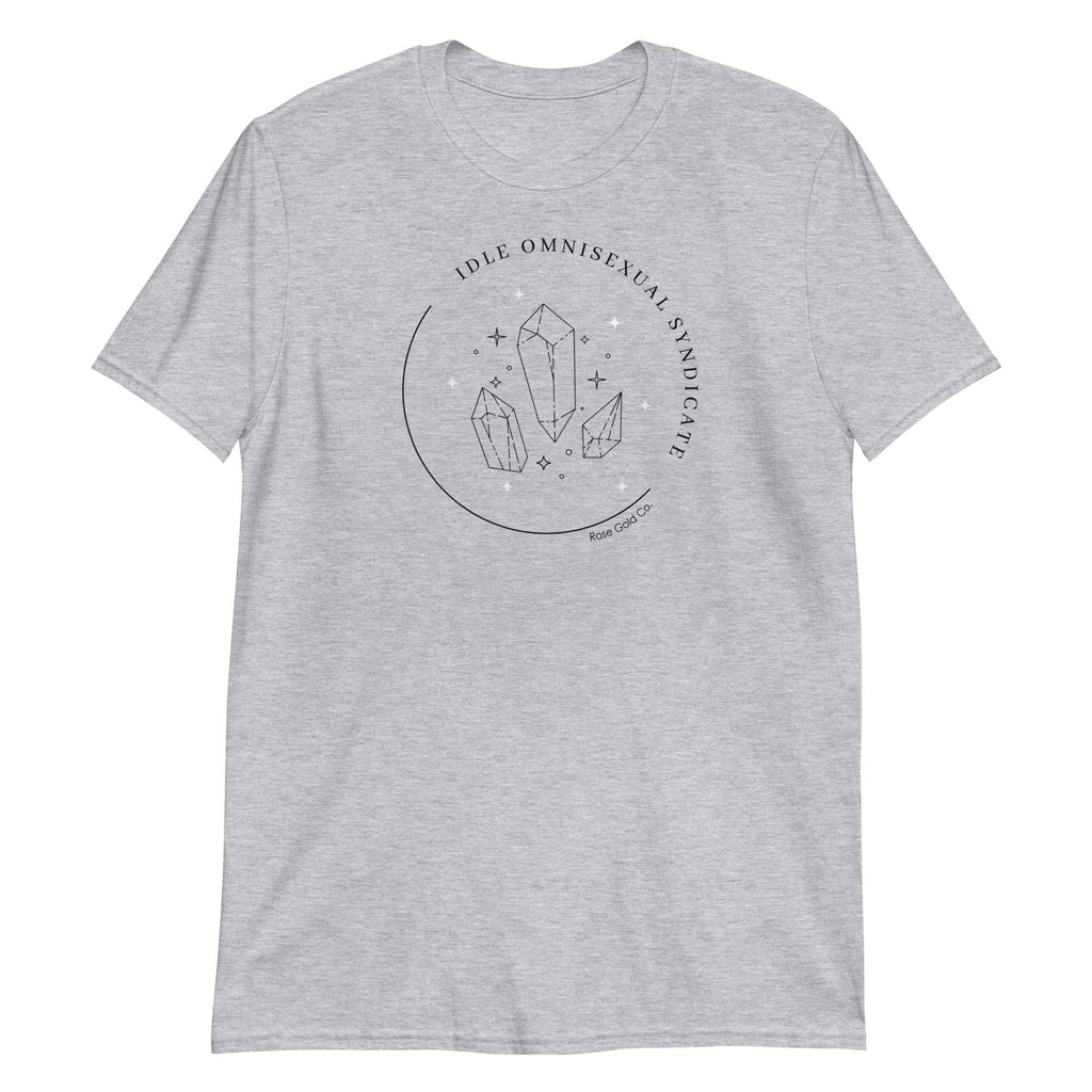 Idle Omnisexual Syndicate Club tee, view 7 — Rose Gold Co