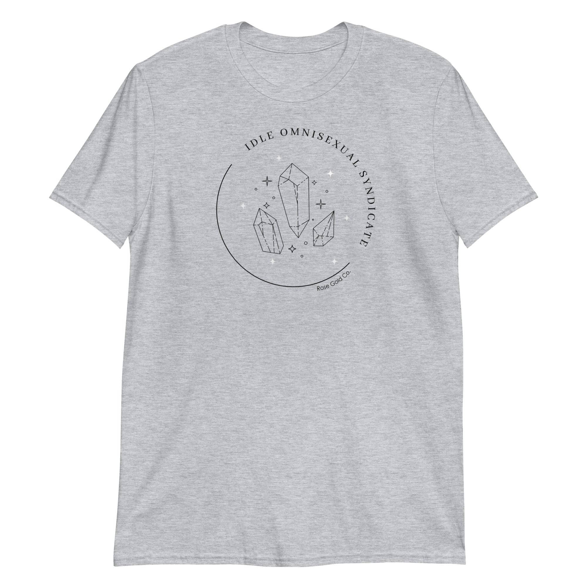 Idle Omnisexual Syndicate Club tee, view 7 — Rose Gold Co