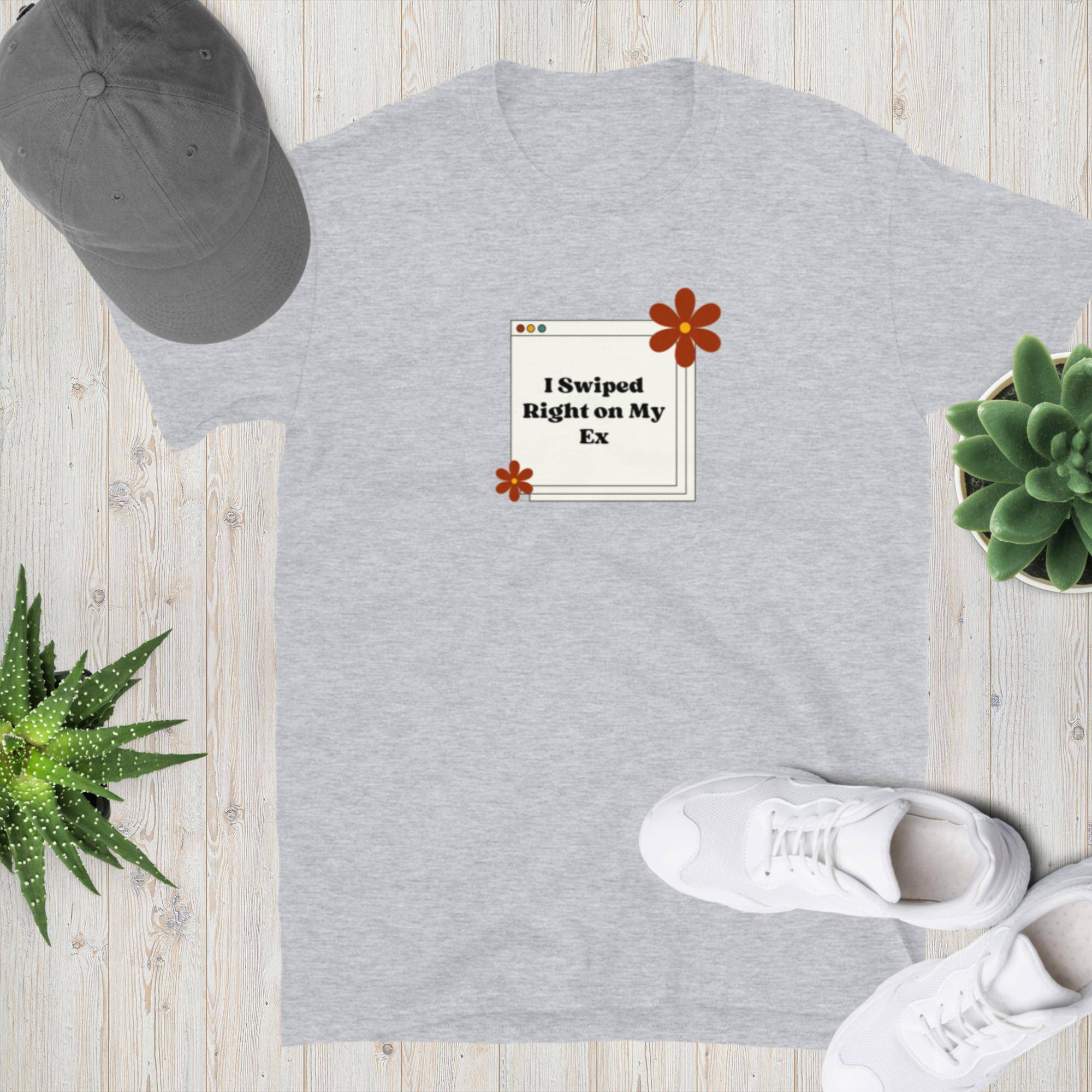 I Swiped Right on My Ex tee, view 8 — Rose Gold Co