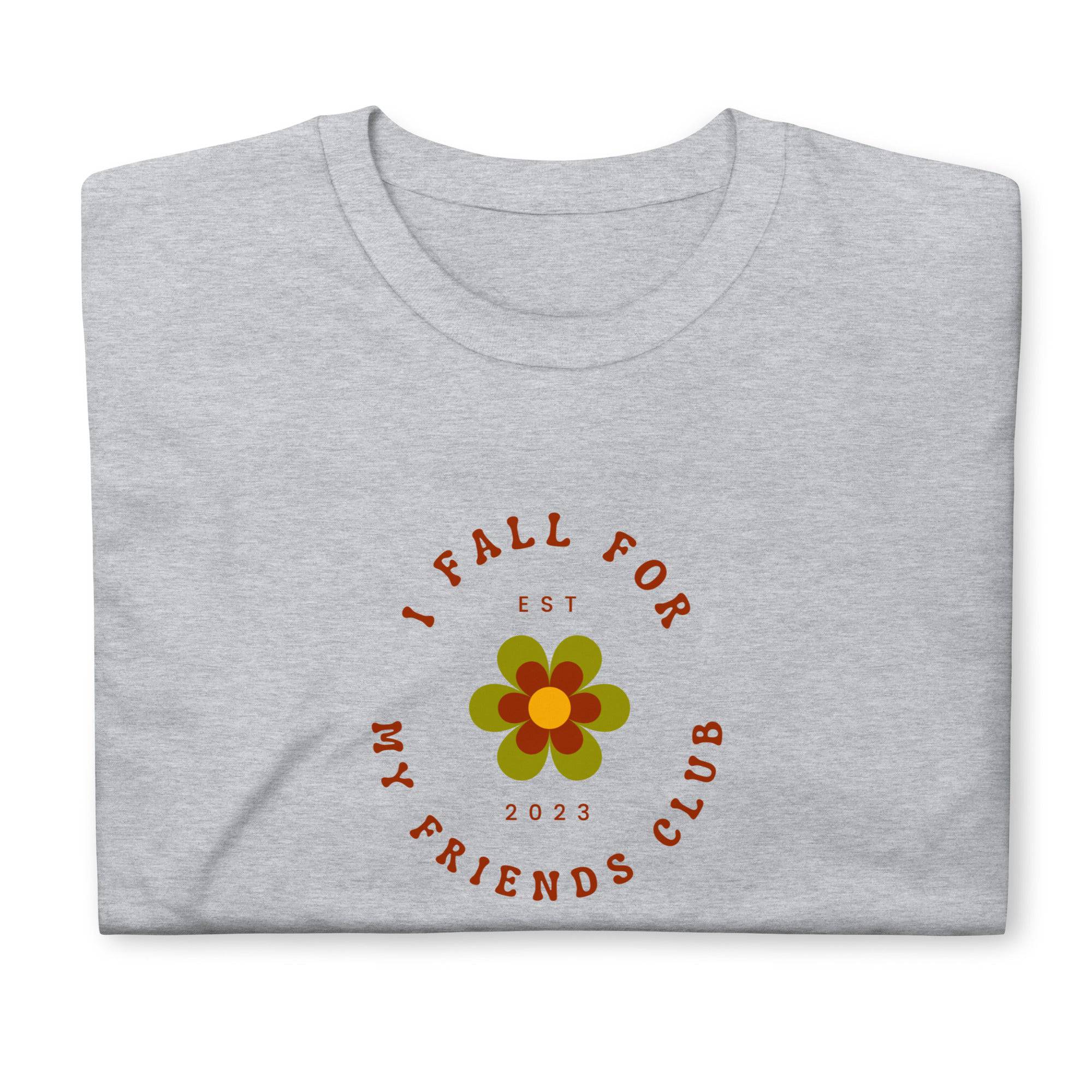 I Fall for My Friends Club tee, view 8 — Rose Gold Co