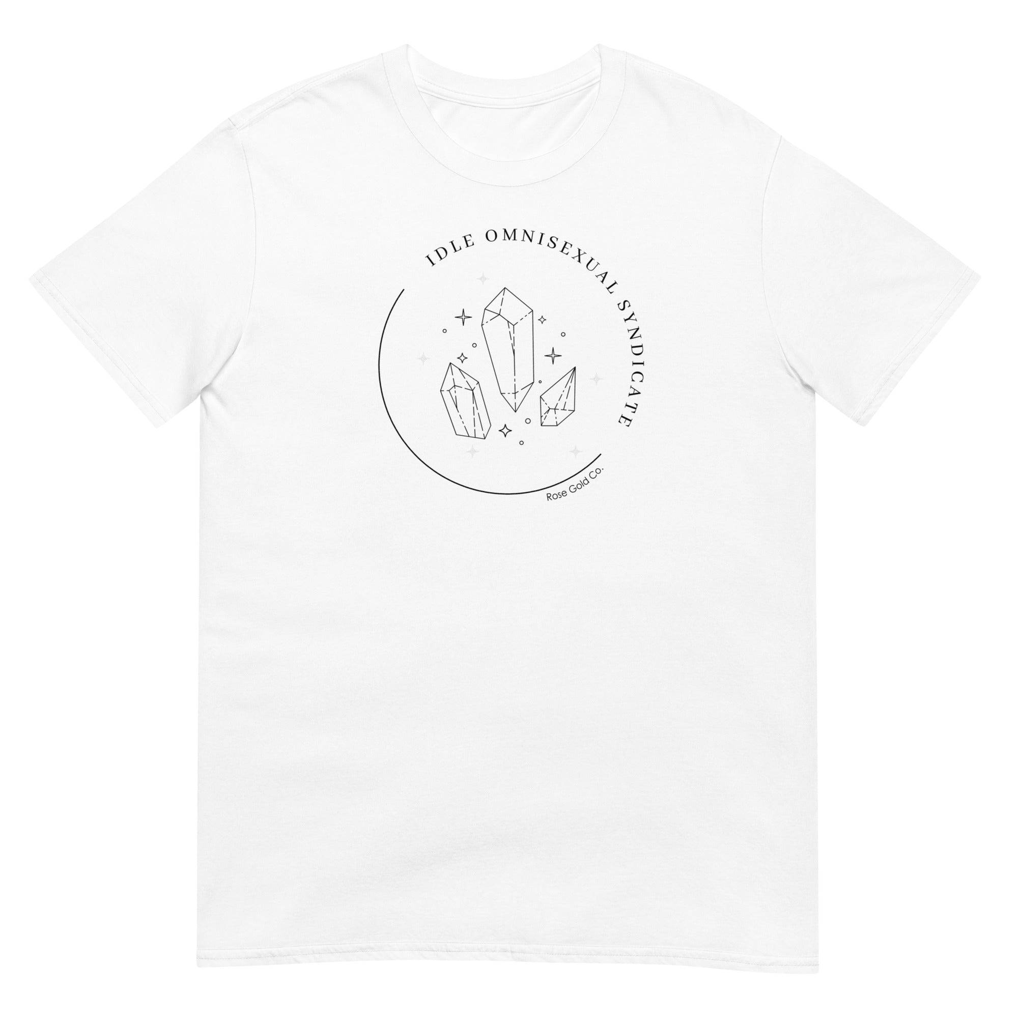 Idle Omnisexual Syndicate Club tee, view 4 — Rose Gold Co