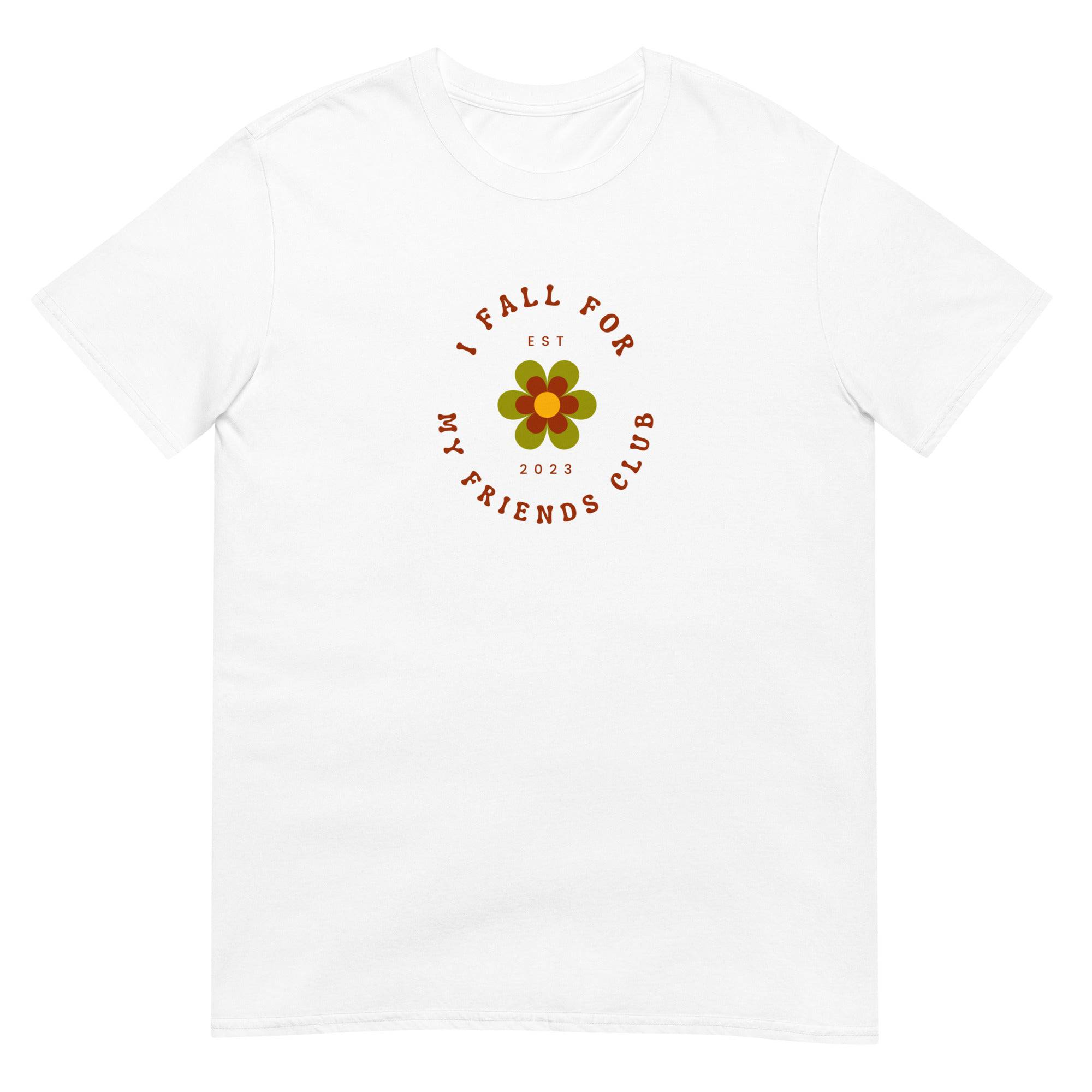 I Fall for My Friends Club tee, view 2 — Rose Gold Co