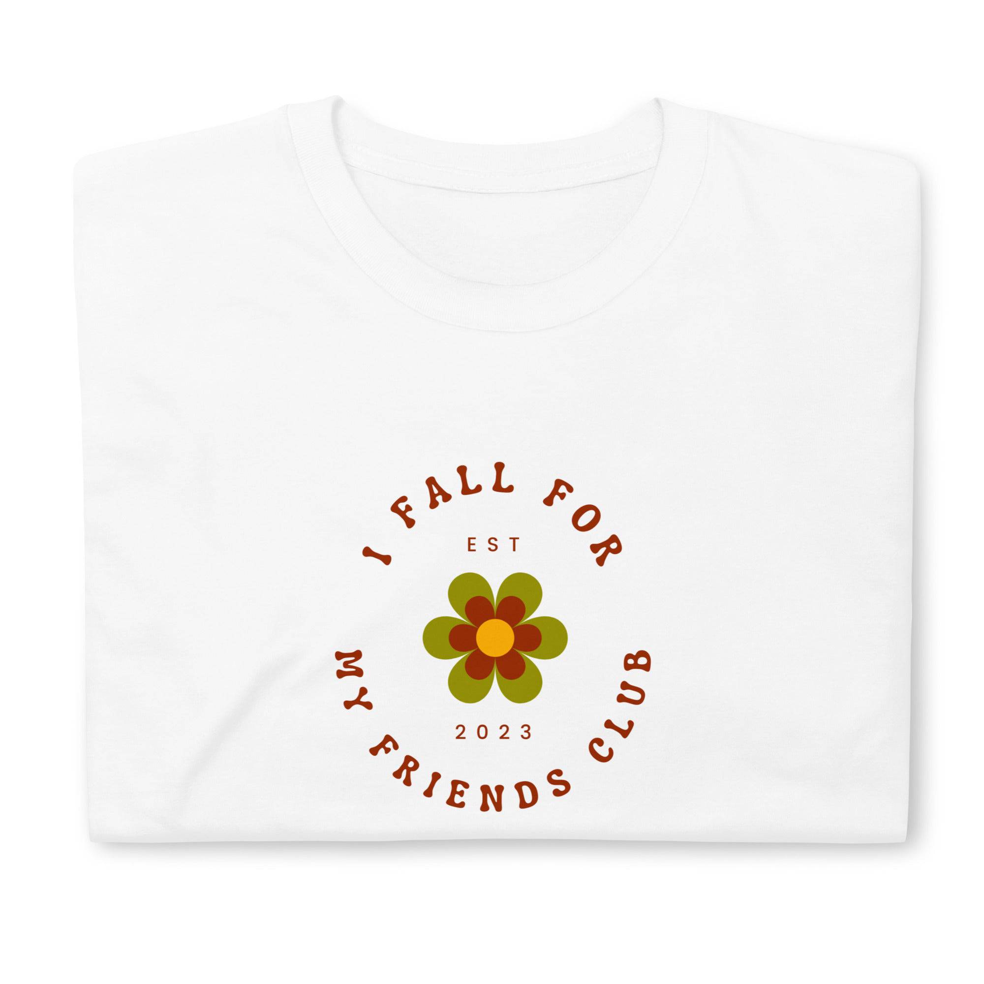 I Fall for My Friends Club tee, view 7 — Rose Gold Co